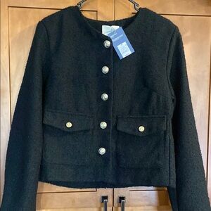 Universal Black Textured Blazer